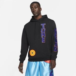 NIKE LEBRON X SPACE JAM A NEW LEGACY HOODIE TUNE SQUAD HOODIE BLACK large